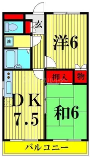 ジュネス細井【2階】の間取り