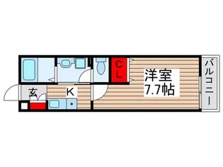 センタービレッジ常盤平【2階】の間取り