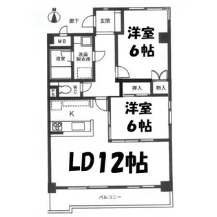 CASA BELLA【2階】の間取り
