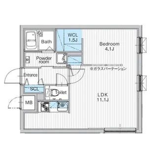 JANUS(ジェイナス)residences南郷Hills【2階】の間取り