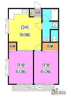 クラルテ元町【1階】の間取り