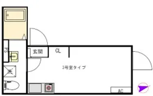 クレサージュ西新井【4階】の間取り