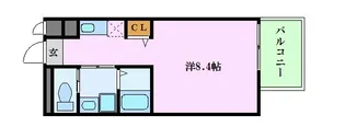 ピーステン名駅南【7階】の間取り