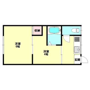村井文化【2階】の間取り