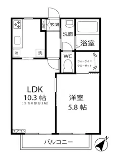 ラシーヌ【2階】の間取り