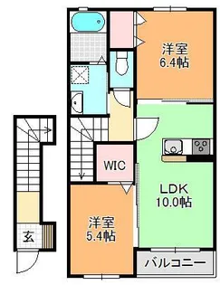 ヴァン・ルーチェ(ShaMaison)【2階】の間取り