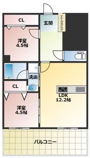 AXIA VonHotakubo【10階】の間取り