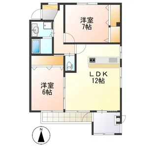 カリオン【4階】の間取り