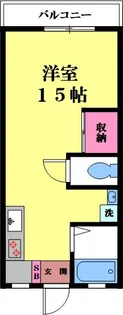 三星マンション【2階】の間取り