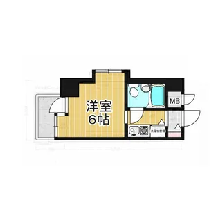 ライオンズマンション川口並木第2【6階】の間取り