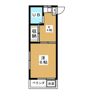 小倉ハイツ【2階】の間取り