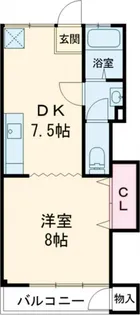 桜川ハイツ【3階】の間取り