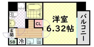 Grandi Utsubo Park【7階】の間取り