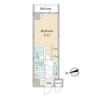AIFLAT麻布十番east【2階】の間取り