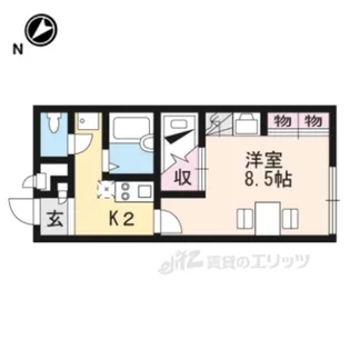 レオパレスカサビエンベニーダ【2階】の間取り