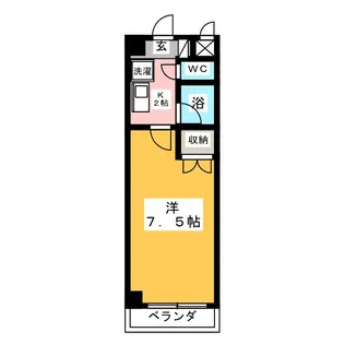changuII金山【9階】の間取り