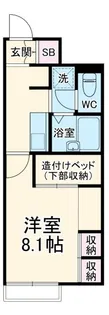 レオパレスシュマン【1階】の間取り