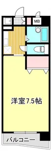 メトロノーム中島【4階】の間取り