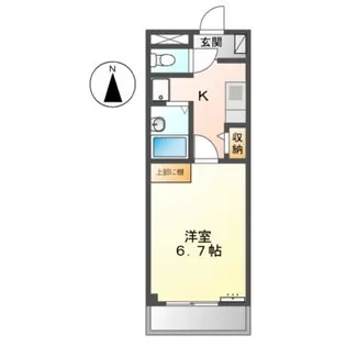 フレグランスわたなべ【2階】の間取り
