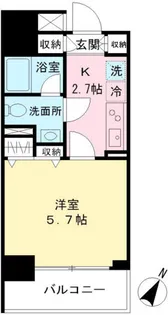 VIA LATTEA笹塚【9階】の間取り