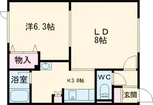 レインボーハウス永福No.26【2階】の間取り
