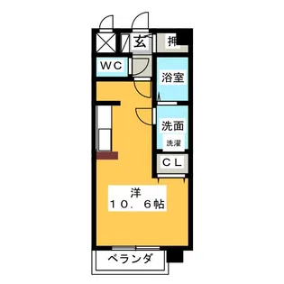 ダイヤモンドヒルズ常滑【5階】の間取り