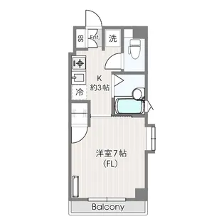 ラ・ミア・カーサ小杉【1階】の間取り