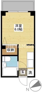 ドルフィン大浦【6階】の間取り