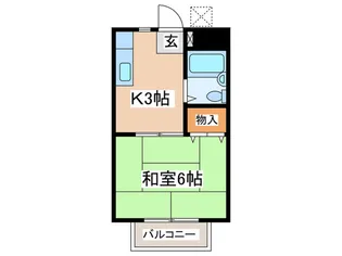 ジュネスマルティーニ【2階】の間取り