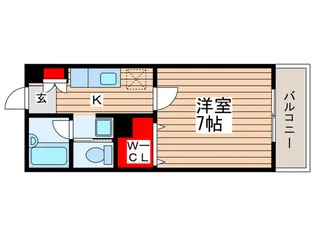 フォルトーナII【1階】の間取り