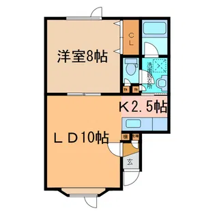 フルハウス(北)【1階】の間取り