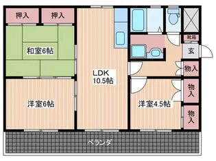 ヨシダビル【3階】の間取り