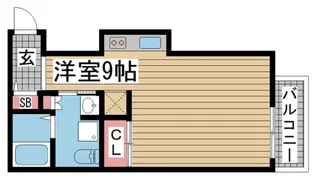 ライラックロッコー【4階】の間取り