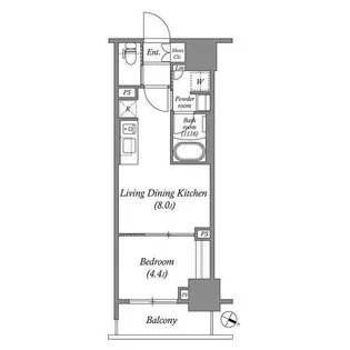 ACP Residence 浅草【5階】の間取り