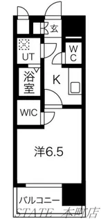 エスプレイス大阪城サウスコンフォート【10階】の間取り
