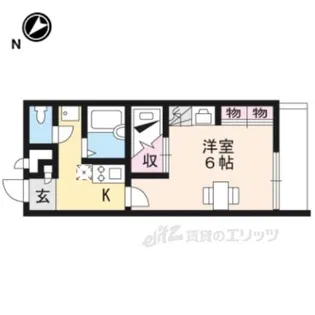 レオパレスアイリ【2階】の間取り