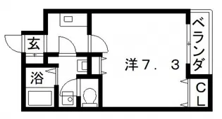 沢之町駅前88マンション【4階】の間取り