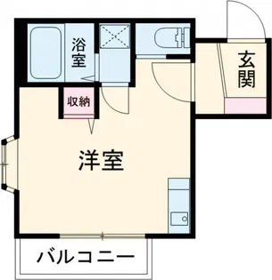 サンライズ福甚【4階】の間取り