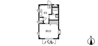 BELLAGIO【4階】の間取り