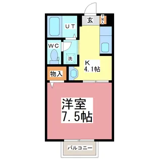 コーポ碧空II【2階】の間取り