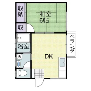 コーポ・ステーション【2階】の間取り
