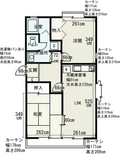 セサミ中島【1階】の間取り