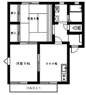 ラフォーレ馬渕【1階】の間取り