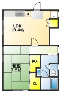 アレグリア国立【2階】の間取り