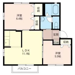 シャーメゾンI【1階】の間取り