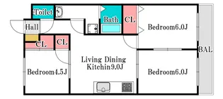 ナチュラルガーデン今【3階】の間取り