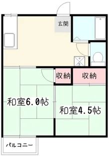 サニーコーポ【1階】の間取り