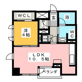 第二桃李園ビル【6階】の間取り