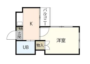 ウィング大竹【1階】の間取り