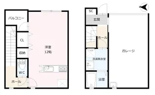 G.H.Stella【1階】の間取り
